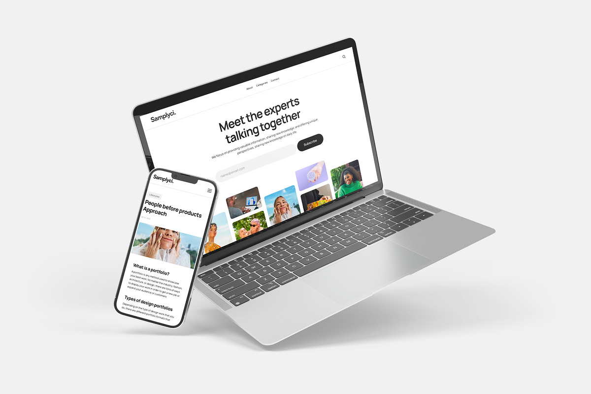 Samplyci - Blog Framer Template, a Websites & App Template by Kami Agence (Photo 5 of 6)