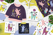Oh Llama Graphic Pack, an Animal Illustration by Gulnara Sabirova (Thumbnail 3 of 22)