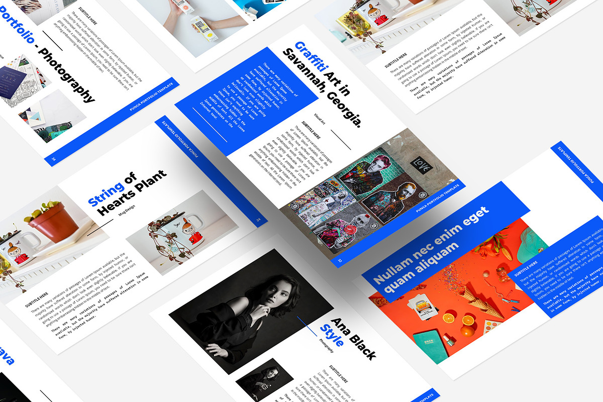 Portfolio Google Slides Template, a Presentation Template by Gaize (Photo 11 of 11)