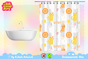 Midnight Countdown Cats seamless, a Background Graphic by K.JackArtwork (Thumbnail 7 of 8)