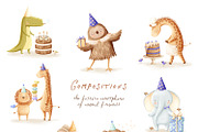 Yummy party - whimsy clipart, a Decorative Illustration by polikarpovaart (Thumbnail 4 of 22)