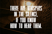 Whispers - Condensed Sans Serif, a Sans Serif Font by Pian45 Studio (Thumbnail 2 of 8)
