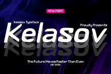 Kelasov Futuristic Display Font