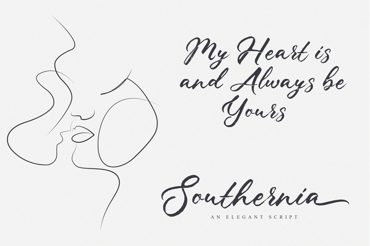 Southernia, a Script Font by Debut Studio (Photo 5 of 8)