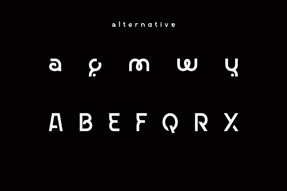 Glagxo - Modern Sans Logo Font, a Sans Serif Font by Iqsiart Studio (Photo 4 of 7)