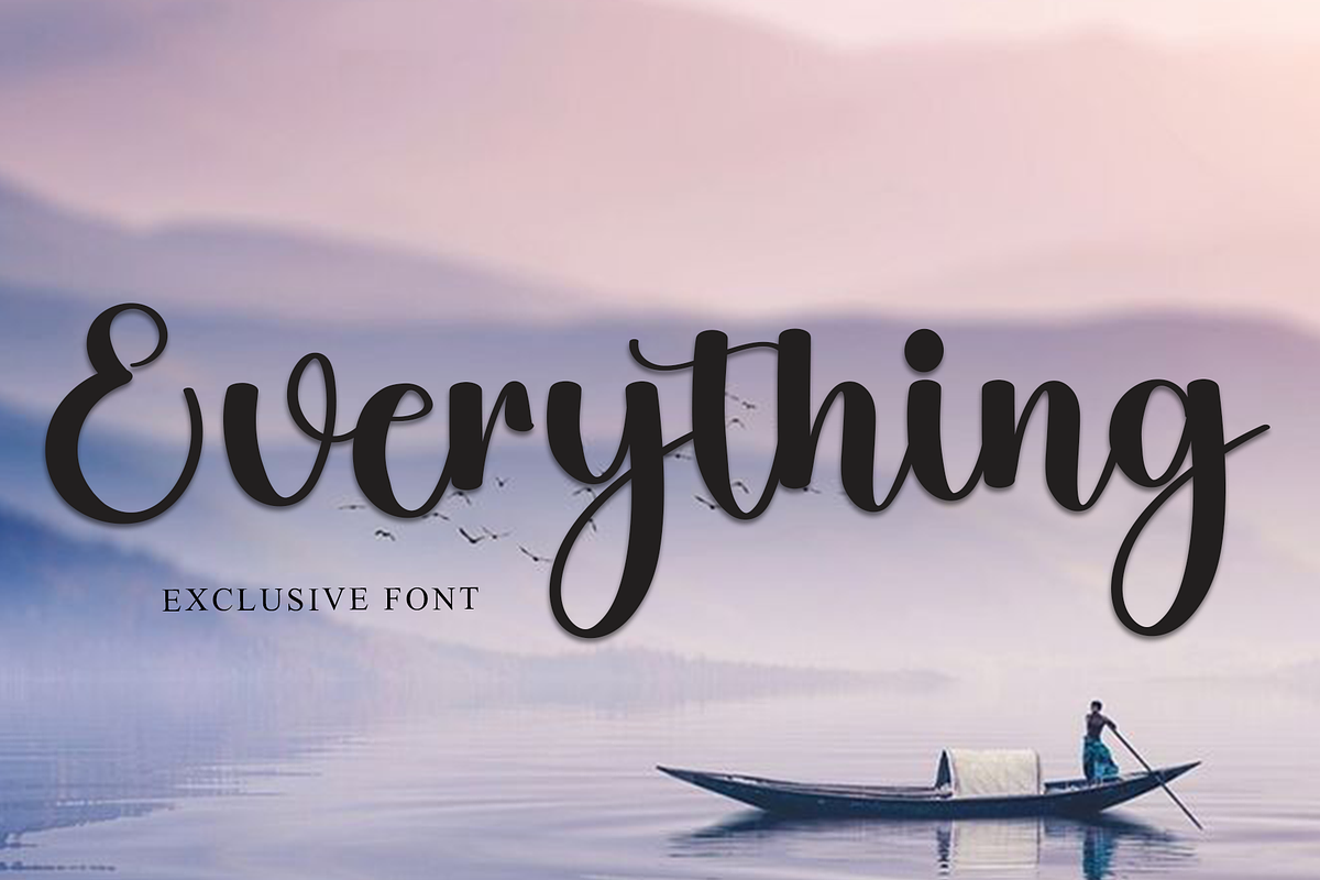 Anything, a Handwritten Font by InermediaSTUDIO (Photo 2 of 8)