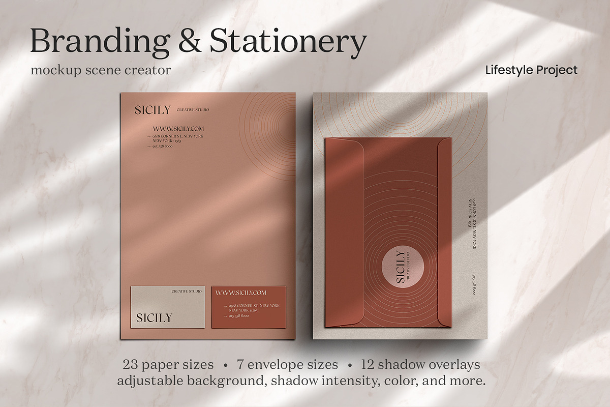 Branding & Stationery Mockup Kit, a Product Mockup by Lifestyle Project (Photo 1 of 9)
