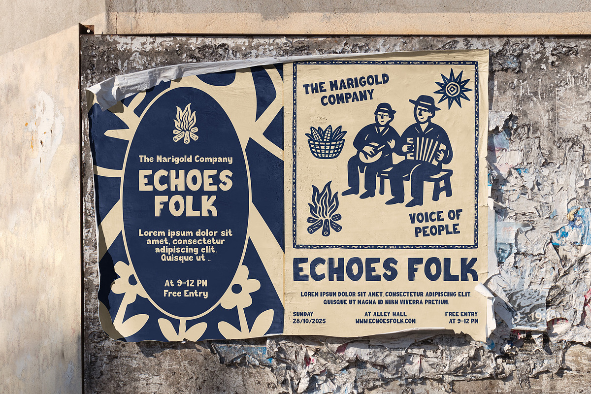 Lintrow - Linocut Style Typeface, a Sans Serif Font by Youthlabs Studio (Photo 8 of 15)