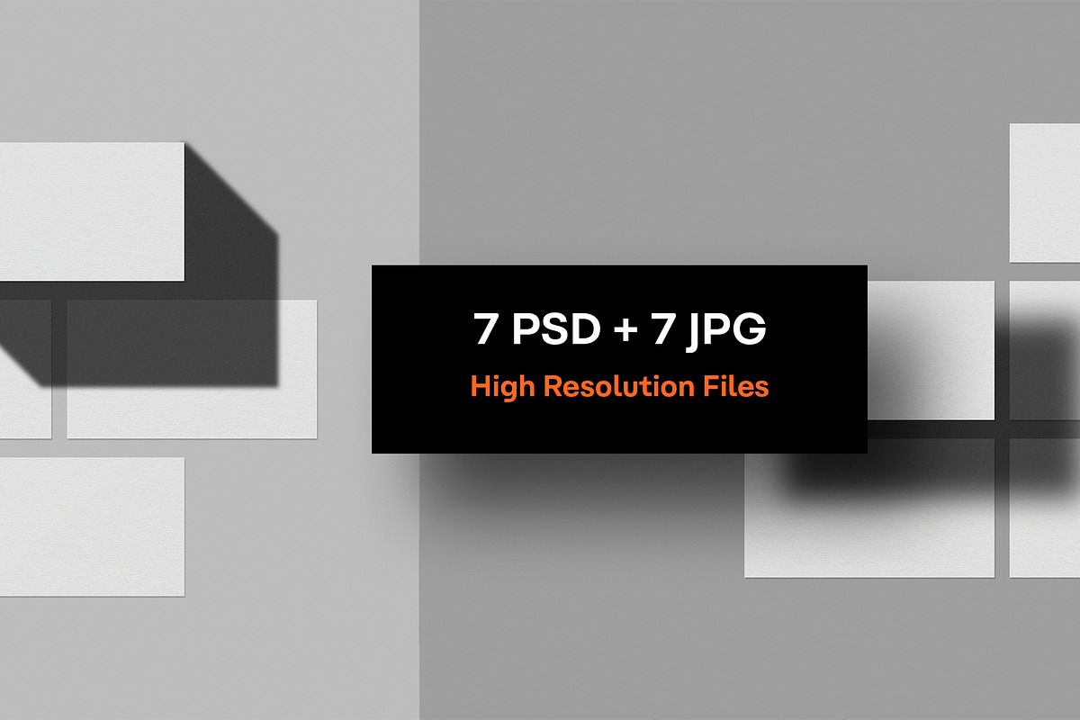 Modern Business Card Mockups, a Merchandise Mockup by rodrigofkaminski (Photo 5 of 9)