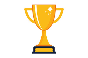 Trophy Illustration Icon, an Icon by Pexelpy