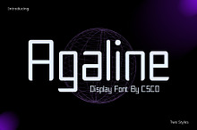 Agaline – Minimalist Font
