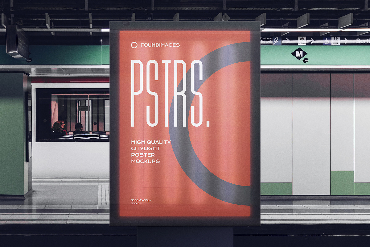 Poster outdoor indoor mockup bundle, an Advertising Mockup by FoundImages (Photo 34 of 64)