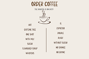 Black Coffee, a Handwritten Font by nongnuchpolyiam1 (Thumbnail 3 of 6)