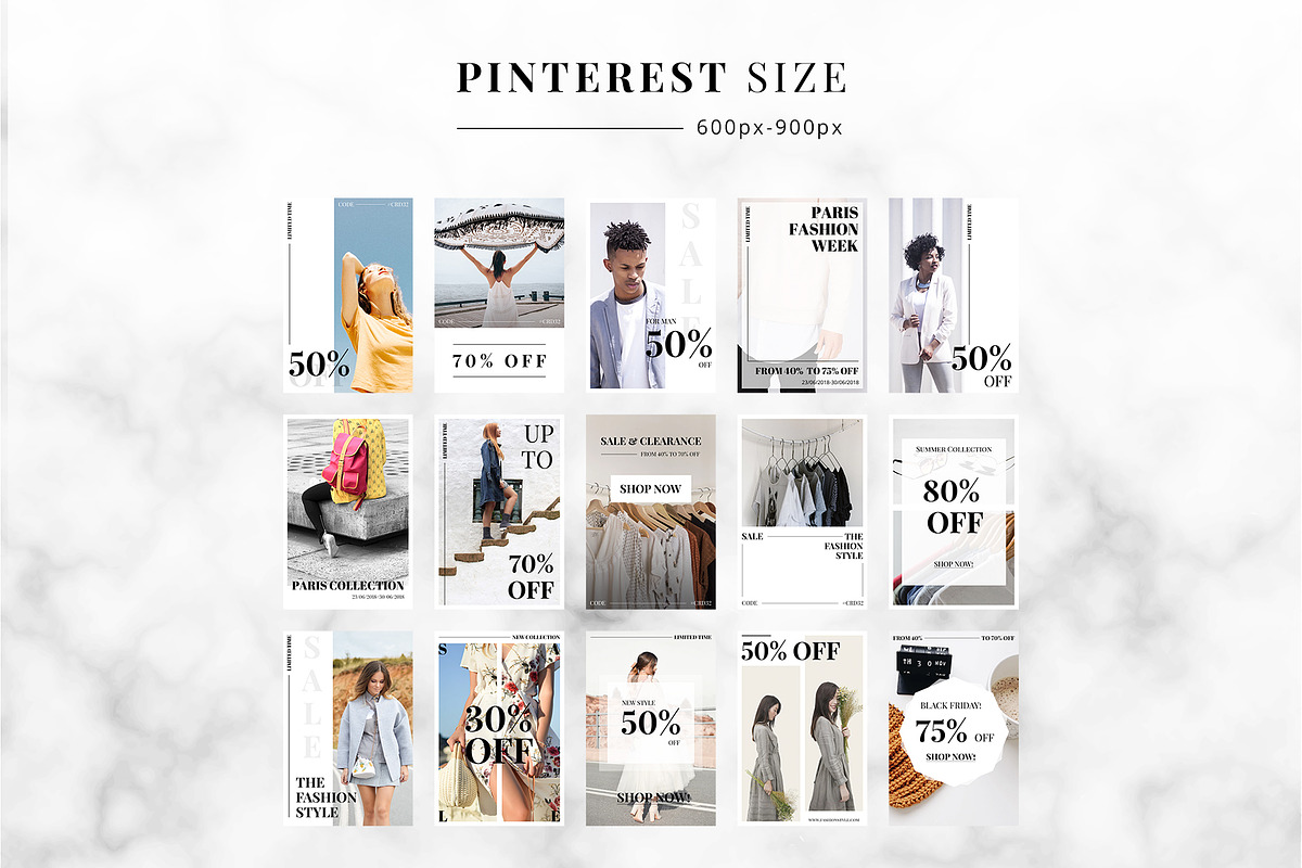 Bee Fashion Social Media Pack, a Social Media Template by Milos Knezevic (Photo 5 of 6)