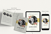 Funeral Program Template I Canva, an Invitation Template by The Social Stuff (Thumbnail 4 of 10)