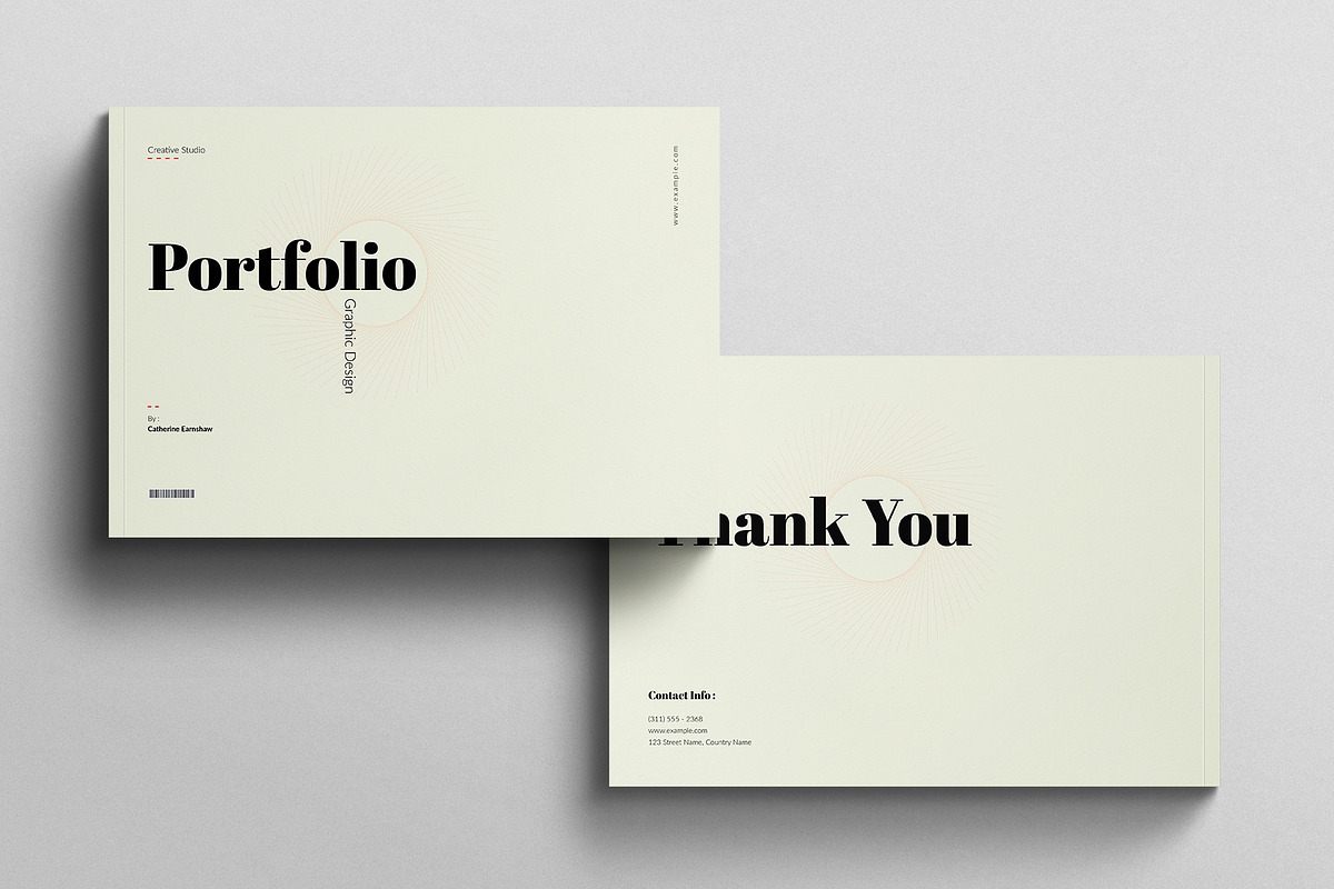 Portfolio Design Landscape Template, a Brochure Template by E-Type (Photo 7 of 7)