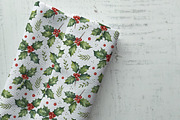Christmas holly seamless pattern, a Pattern Graphic by Kreeya Art Shop (Thumbnail 13 of 13)