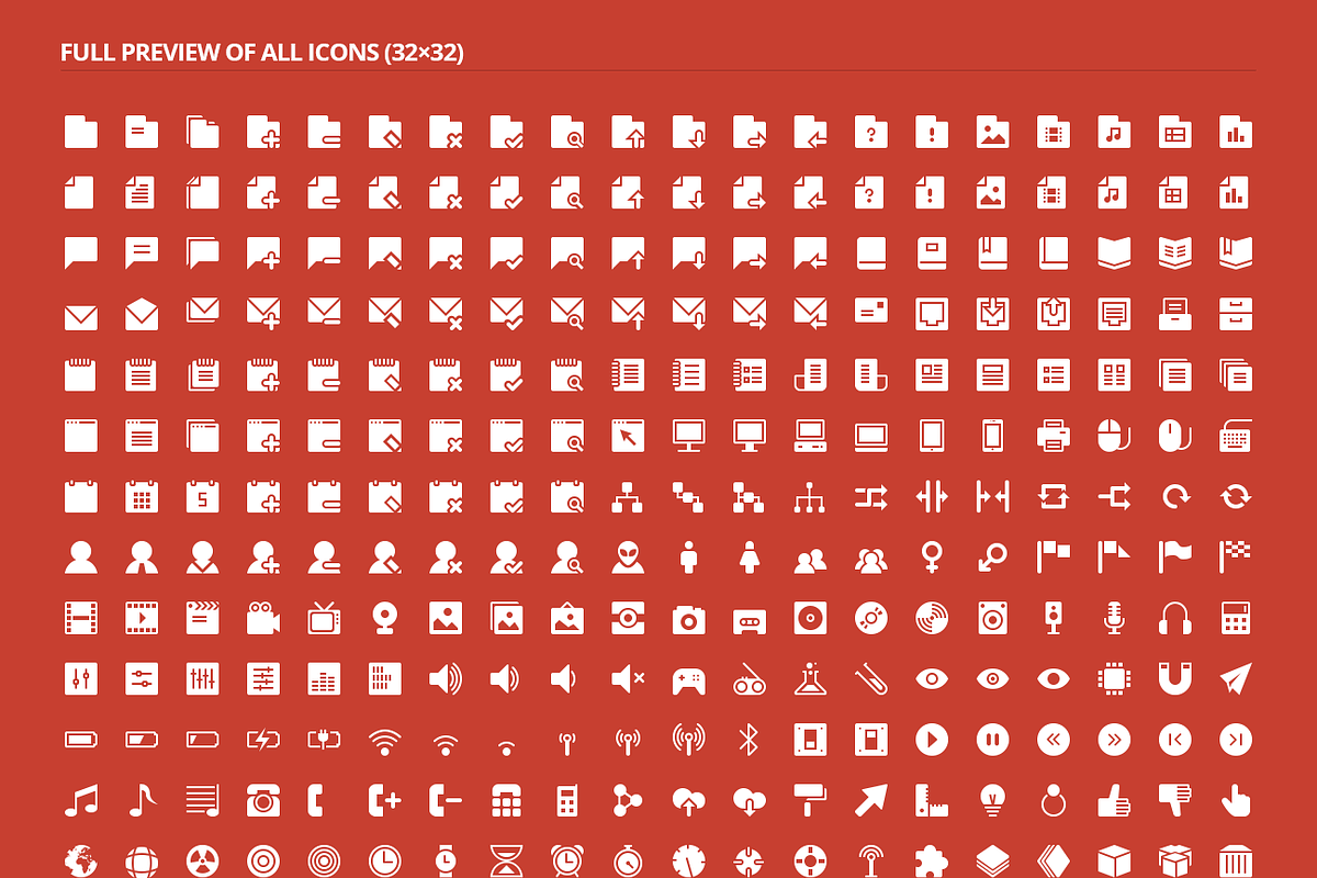600 Solid Vector Icons, a Solid Icon by PixelBazaar (Photo 3 of 4)