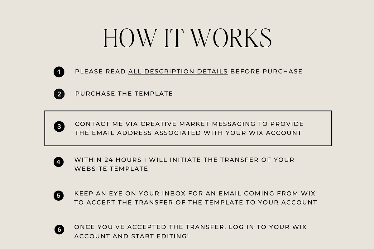 Website Template for Photographers, a Wix Template by Ton Rêve Design Studio (Photo 8 of 8)