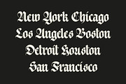 ED Bathurst - Blackletter Typeface, a Blackletter Font by Emyself Design (Thumbnail 10 of 10)