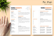 Teacher CV Bundle / Resume - Nora, a Resume Template by Templates Design Co. (Thumbnail 3 of 17)