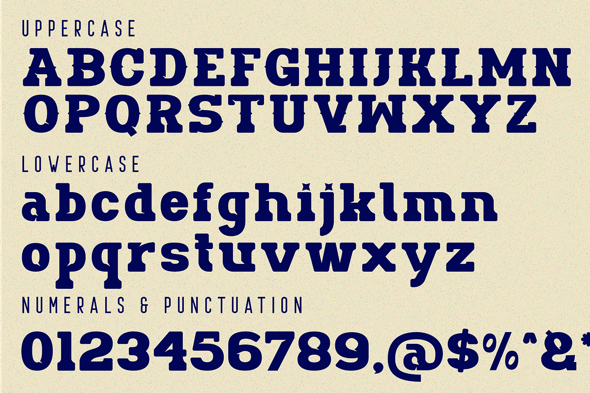 PARADISE | Bold Slab Serif Font, a Slab Serif Font by 177Studio (Photo 9 of 9)
