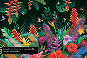 Tropical Paradise, a Decorative Illustration by ViktoriaARTprint (Thumbnail 3 of 8)