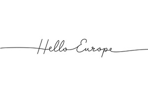 Hello Europe - Word With Continuous