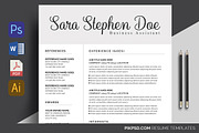 Minimal Resume/ CV Set, a Resume Template by graphicforest (Thumbnail 3 of 7)