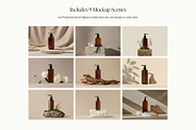Amber Dispenser Bottle Mockup Bundle, a Packaging Mockup by Wildfield Studio (Thumbnail 4 of 17)