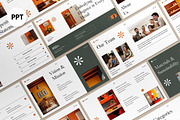 White Green Furniture Company PPT, a Presentation Template by graphicook (Thumbnail 1 of 4)