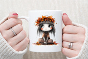 Autumn Gothic Voodoo Doll Clipart Bu, an Illustration by Sublimation Artist (Thumbnail 5 of 6)