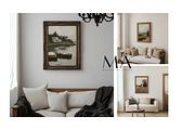 150 Vintage Frame Mockup Bundle, a Household Mockup by Mockup Art Atelier (Thumbnail 10 of 14)