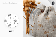 Hand Drawn Flower Patterns, a Pattern Graphic by SL Studio (Thumbnail 7 of 9)