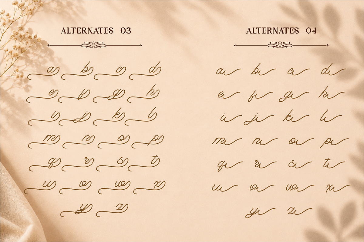 Rainbow Monoline, a Script Font by Umitype (Photo 11 of 12)