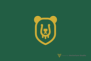 Bear Shield Minimalist Logo, a Branding & Logo Template by Vectorium Studio (Thumbnail 3 of 5)