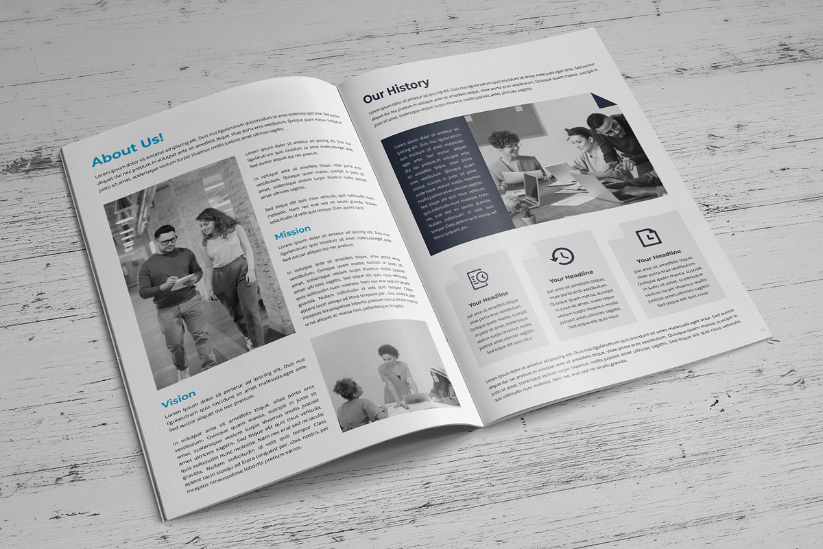 Company Profile Template v3, a Brochure Template by SamiSimply7 (Photo 3 of 8)