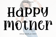 Happy Mother, a Script Font by FreshTypeINK (Thumbnail 1 of 7)