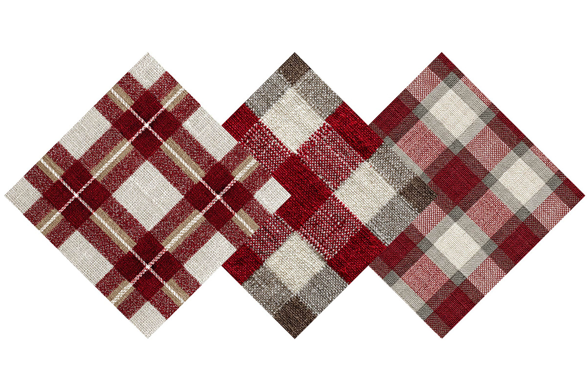 Rooster Farmhouse - Red Plaid, a Texture Illustration by DreamPrint404 (Photo 4 of 4)