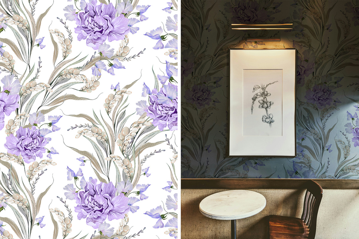 21 Watercolor Seamless Pattern, a Pattern Graphic by Knopazyzy (Photo 7 of 17)