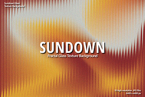 Sundown Gradient Glass Background