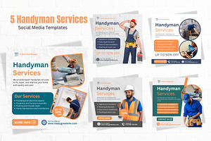 Handyman Services Poster Bundle