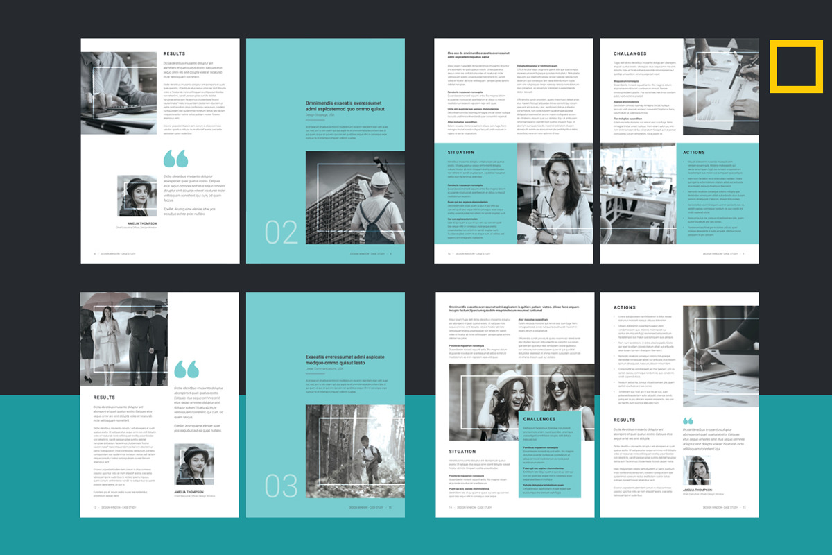Case Study Booklet, a Brochure Template by DesignJanala (Photo 11 of 11)