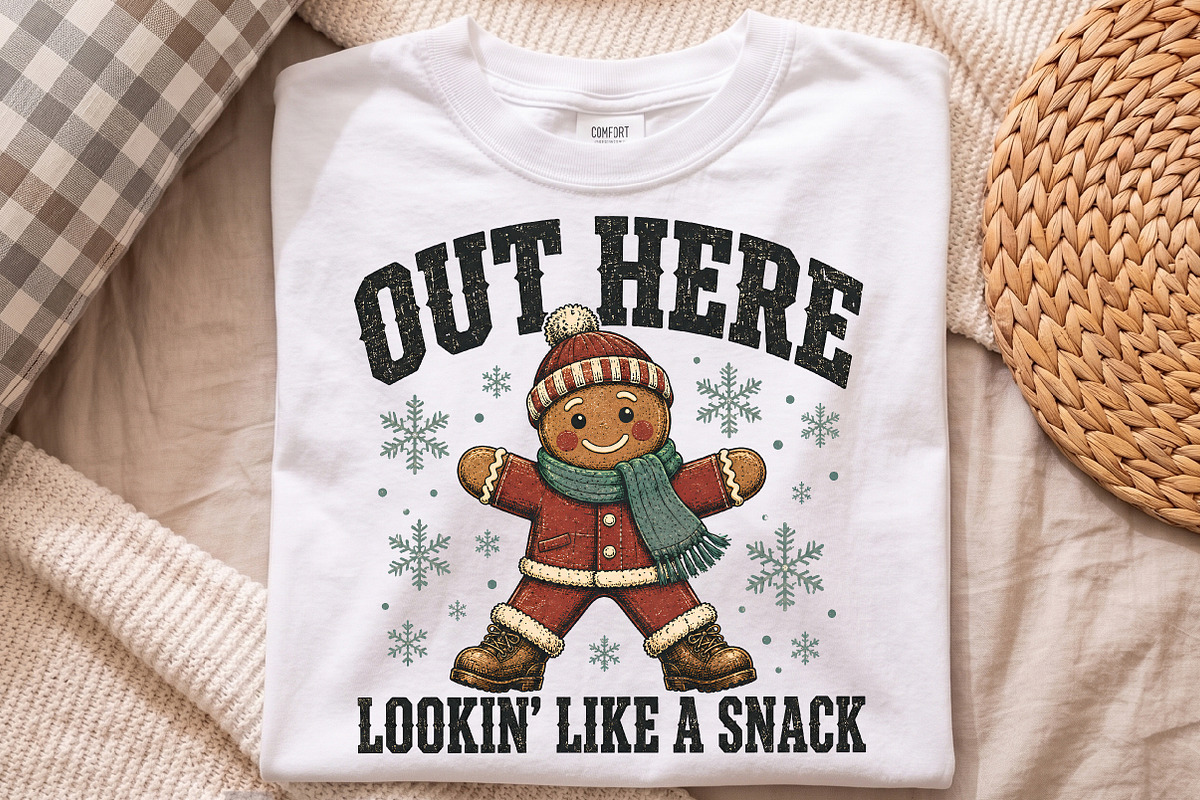 Funny Christmas t-shirt design Png, a Seasonal Illustration by Libby Wishes (Photo 4 of 4)