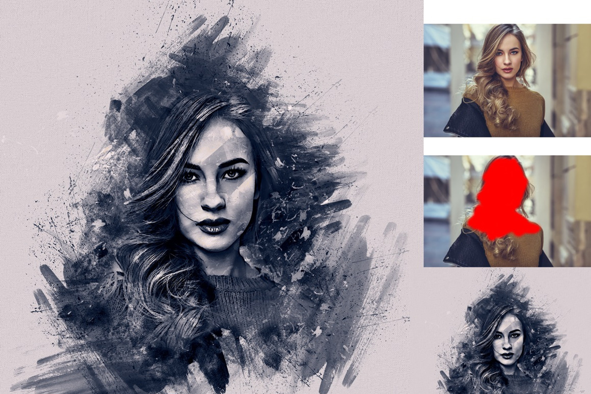 Paint Photoshop Action, an Action Add-On by MRI STUDIO (Photo 18 of 27)