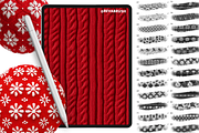 200 Procreate Knit Texture Brushes, a Brush Add-On by Revabrush (Thumbnail 6 of 9)
