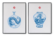 Chinese porcelain, a Pattern Graphic by Kate Demyanovska (Thumbnail 10 of 18)