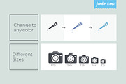 Multimedia Glyph Icon V2, a Solid Icon by Jumbo Icons (Thumbnail 3 of 5)