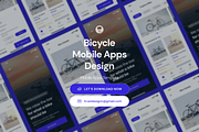 Bicycle Mobile App UI Kit Template, an UI Kit Template by andrisetiawannn (Thumbnail 3 of 3)