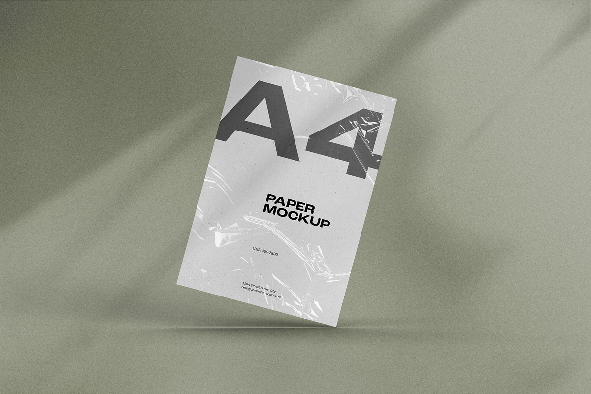 A4 Paper / Stationery Mockups, an Advertising Mockup by dpi (Photo 10 of 12)